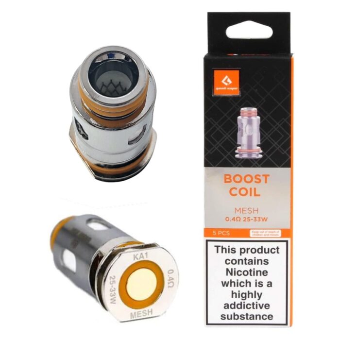 Categoria: Resistencia Comercial, marca: GEEKVAPE, Referencia: Resistencia Aegis Boost 0.4 Ohm, presentacion: Unidad, tienda de vapeo onlie Freesmokevape.