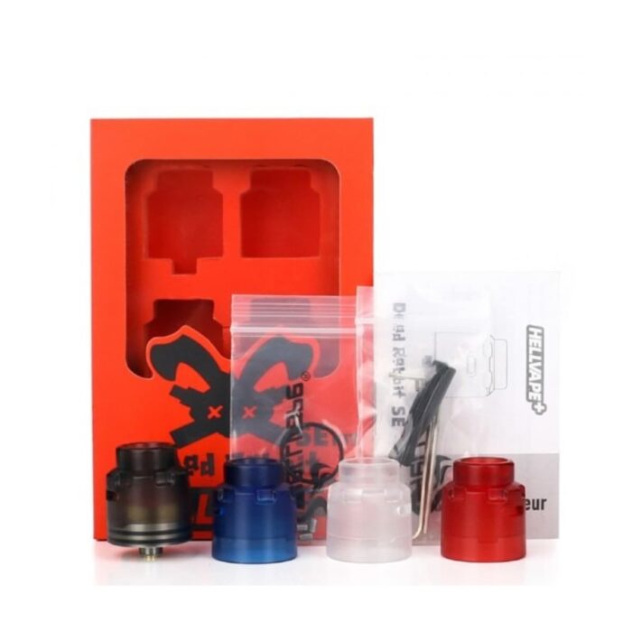 Categoria: Tanque reconstruible RDA, marca: HELLVAPE, Referencia: Dead Rabbit Se Kit 4-1 Rda, presentacion: Unidad, tienda de vapeo onlie Freesmokevape.