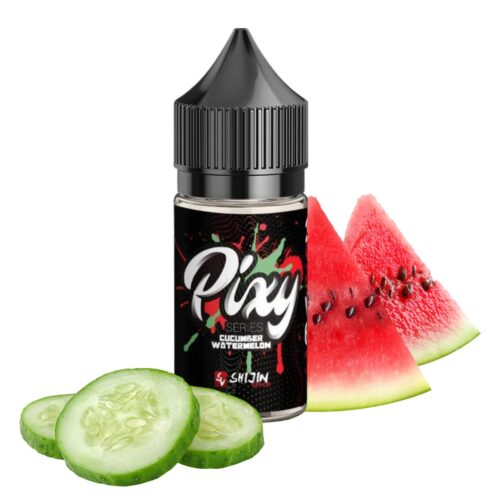 Liquido sales de nicotina, categoria Frutal, marca SHIJIN, sabor Cucumber Watermelon, descripcion: Pepino Cohombro, Sandia 24mg y 50mg, presentacion: 30ML, tienda de vapeo onlie Freesmokevape.