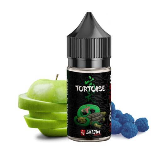 Liquido sales de nicotina, categoria Frutal, marca SHIJIN, sabor Tortoise Blood, descripcion: Frambuesa Azul, Manzana Verde 24mg y 50mg, presentacion: 30ML, tienda de vapeo onlie Freesmokevape.