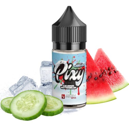 Liquido sales de nicotina, categoria Frio, marca SHIJIN, sabor Cucumber Watermelon Ice, descripcion: Pepino Cohombro, Sandia, Ice 24mg y 50mg, presentacion: 30ML, tienda de vapeo onlie Freesmokevape.