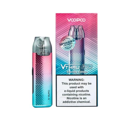 Categoria: Equipo Pod, marca: VOOPOO, Referencia: V.THRU Pro Eternity Edition Pod Kit Color Aqua Pink, presentacion: Unidad, tienda de vapeo onlie Freesmokevape.