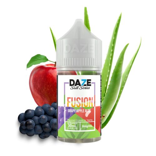 Liquido sales de nicotina, categoria Frutal, marca DAZE, sabor Fusion Grape Apple Aloe, descripcion: Uva, Manzana Roja, Aloe 30mg y 50mg, presentacion: 30ML, tienda de vapeo onlie Freesmokevape.