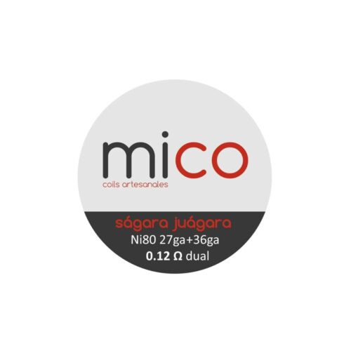 Categoria: Resistencia Artesanal, marca: MICO, Referencia: Sagara Juagara, presentacion: Unidad, tienda de vapeo onlie Freesmokevape.