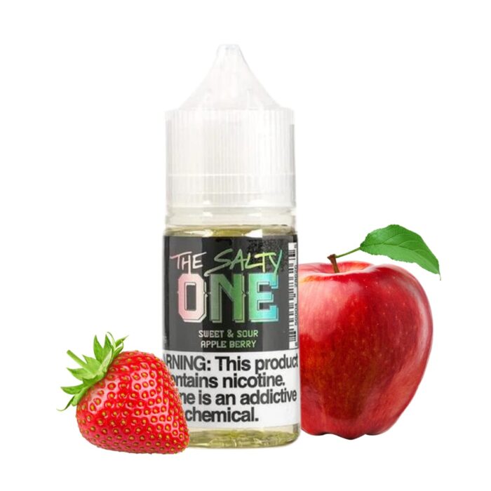 Liquido sales de nicotina, categoria Frutal, marca THE ONE, sabor Apple Berry, descripcion: Manzana Roja, Fresa 30mg y 50mg, presentacion: 30ML, tienda de vapeo onlie Freesmokevape.