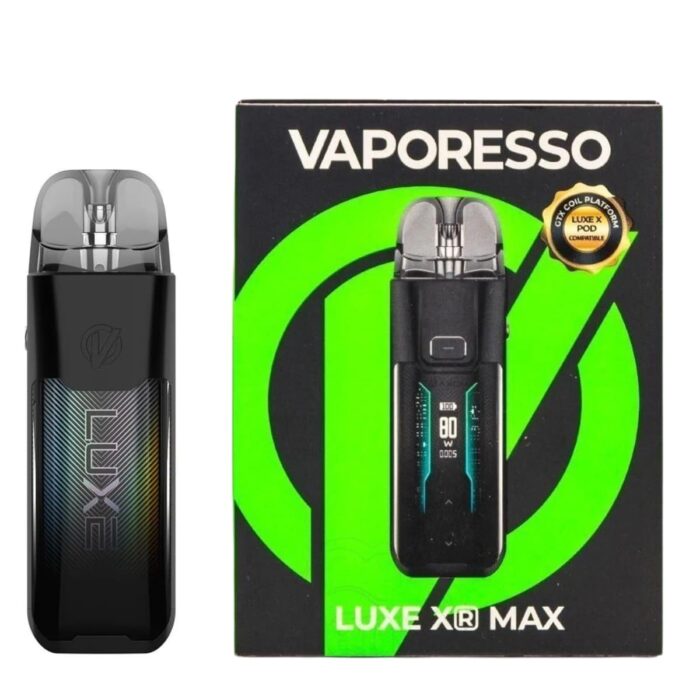 Categoria: Equipo Pod, marca: VAPORESSO, Referencia: Luxe XR Max Kit Black, presentacion: Unidad, tienda de vapeo onlie Freesmokevape.