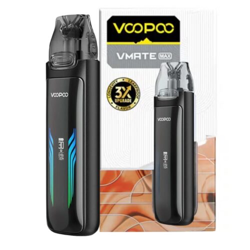 Categoria: Equipo Pod, marca: VOOPOO, Referencia: VMATE Max Pod Kit Black, presentacion: Unidad, tienda de vapeo onlie Freesmokevape.