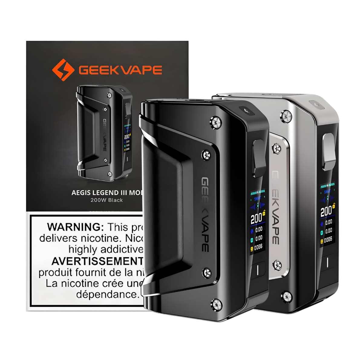 Categoria: Electronicos Mods, marca: GEEKVAPE, Referencia: Aegis Legend 3, presentacion: Unidad, tienda de vapeo onlie Freesmokevape.