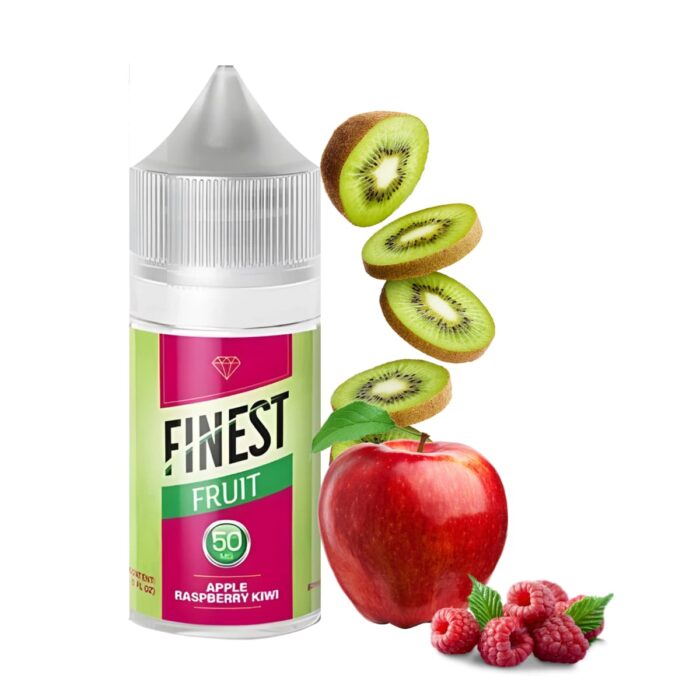 Liquido sales de nicotina, categoria Frutal, marca THE FINEST, sabor Apple Raspberry Kiwi , descripcion: Manzana Roja, Frambuesa, Kiwi 30mg y 50mg, presentacion: 30M, tienda de vapeo onlie Freesmokevape.