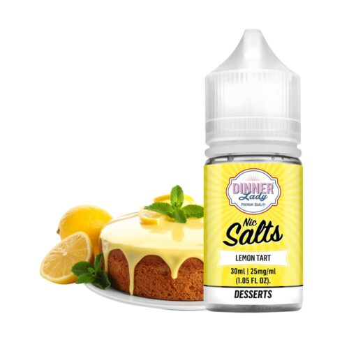 Liquido sales de nicotina, categoria Tabaco, marca DINNER LADY, sabor Lemon Tart, descripcion: Tarta De Limón 35mg y 50mg, presentacion: 30ML, tienda de vapeo onlie Freesmokevape.